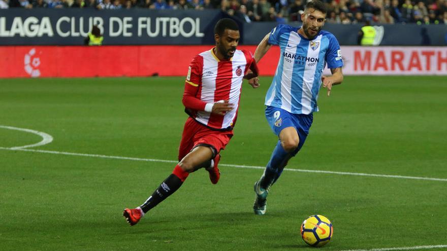 Borja Bastón jugó su último partido ante el Girona.