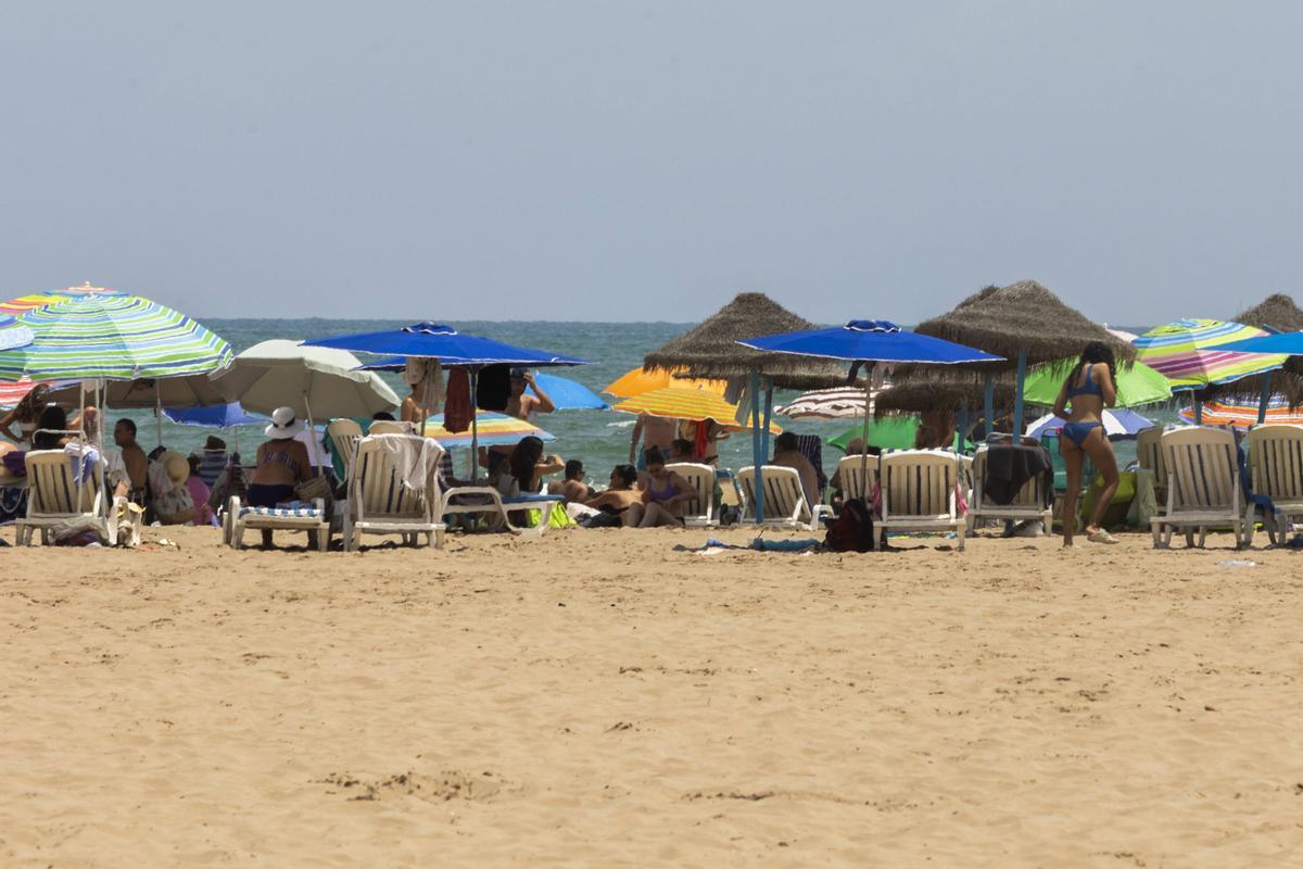 Imagen de archivo de una playa de Valencia.