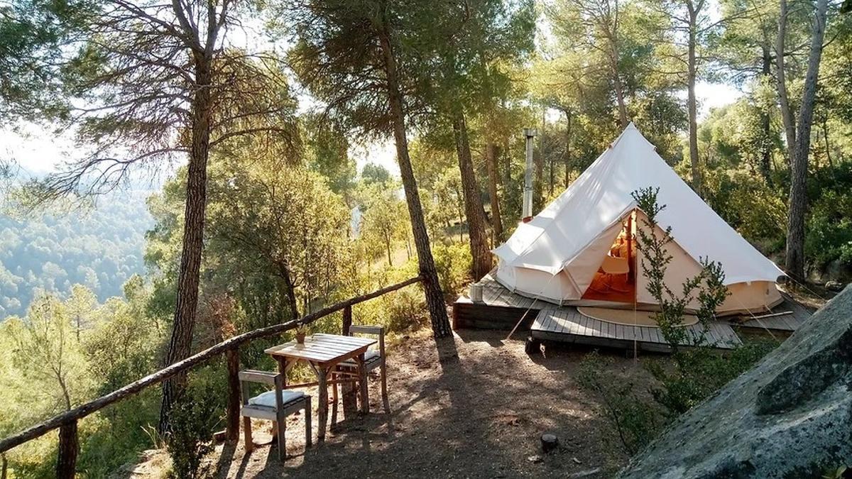 Glamping en Forest Days, en el Prepirineo.