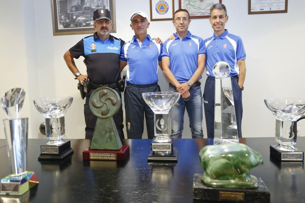 Tres policías locales de Oviedo compiten en los Juegos Mundiales de Policías y Bomberos