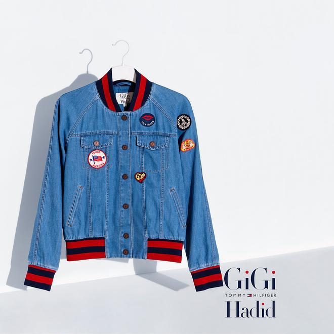 Chaqueta bomber denim Gigi Hadid, Tommy Hilfiger