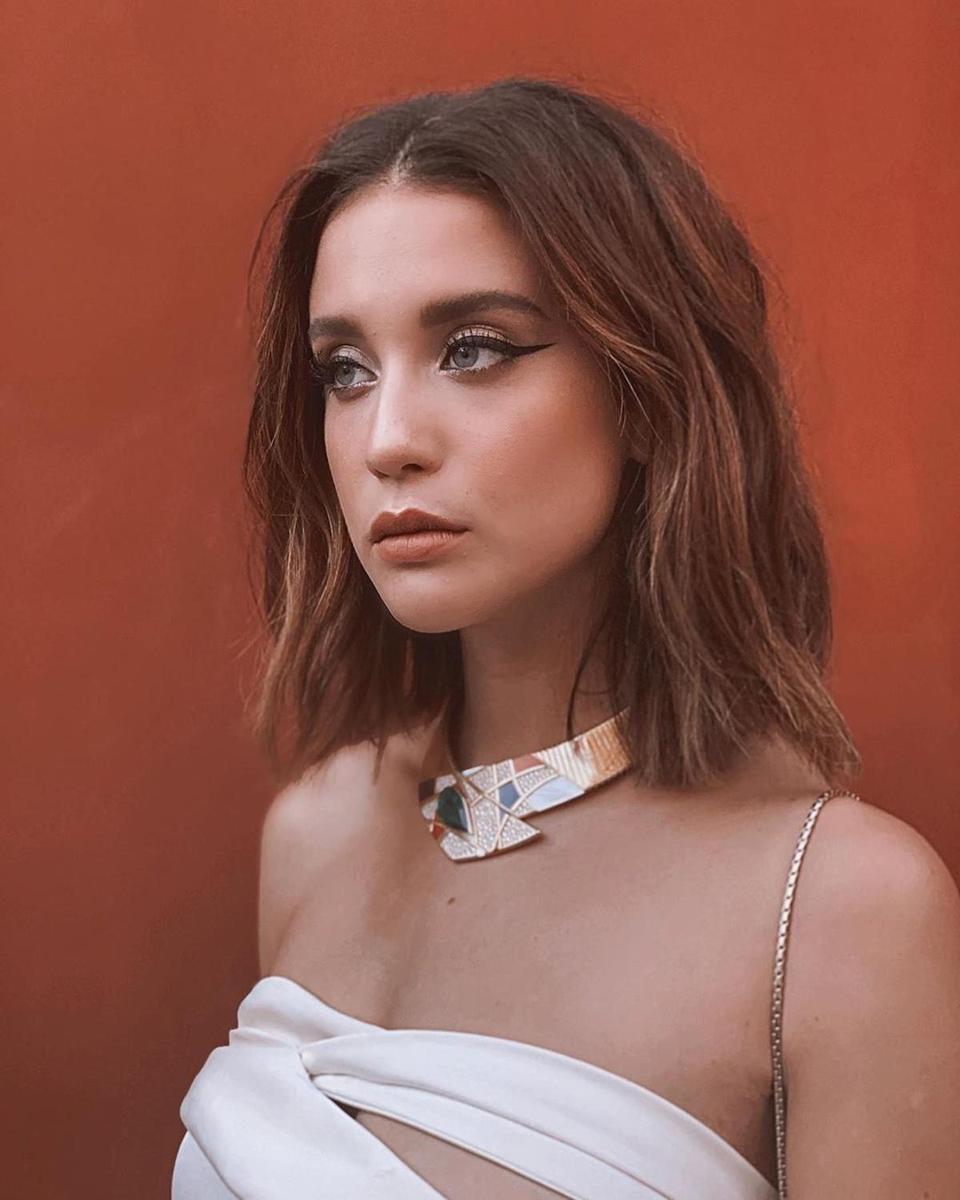 María Pedraza, con collar de Bulgari