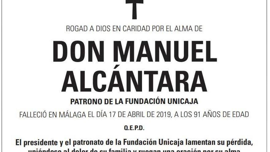 Don Manuel Alcántara