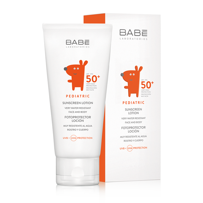 Fotoprotector Pediátrico Loción SPF 50+ de Babé