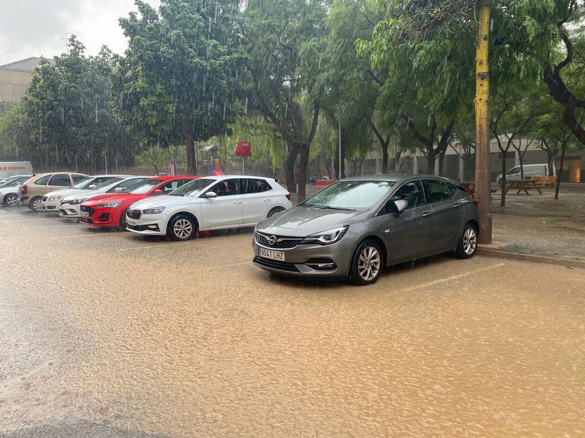 Una calle de Benetússer, esta mañana.