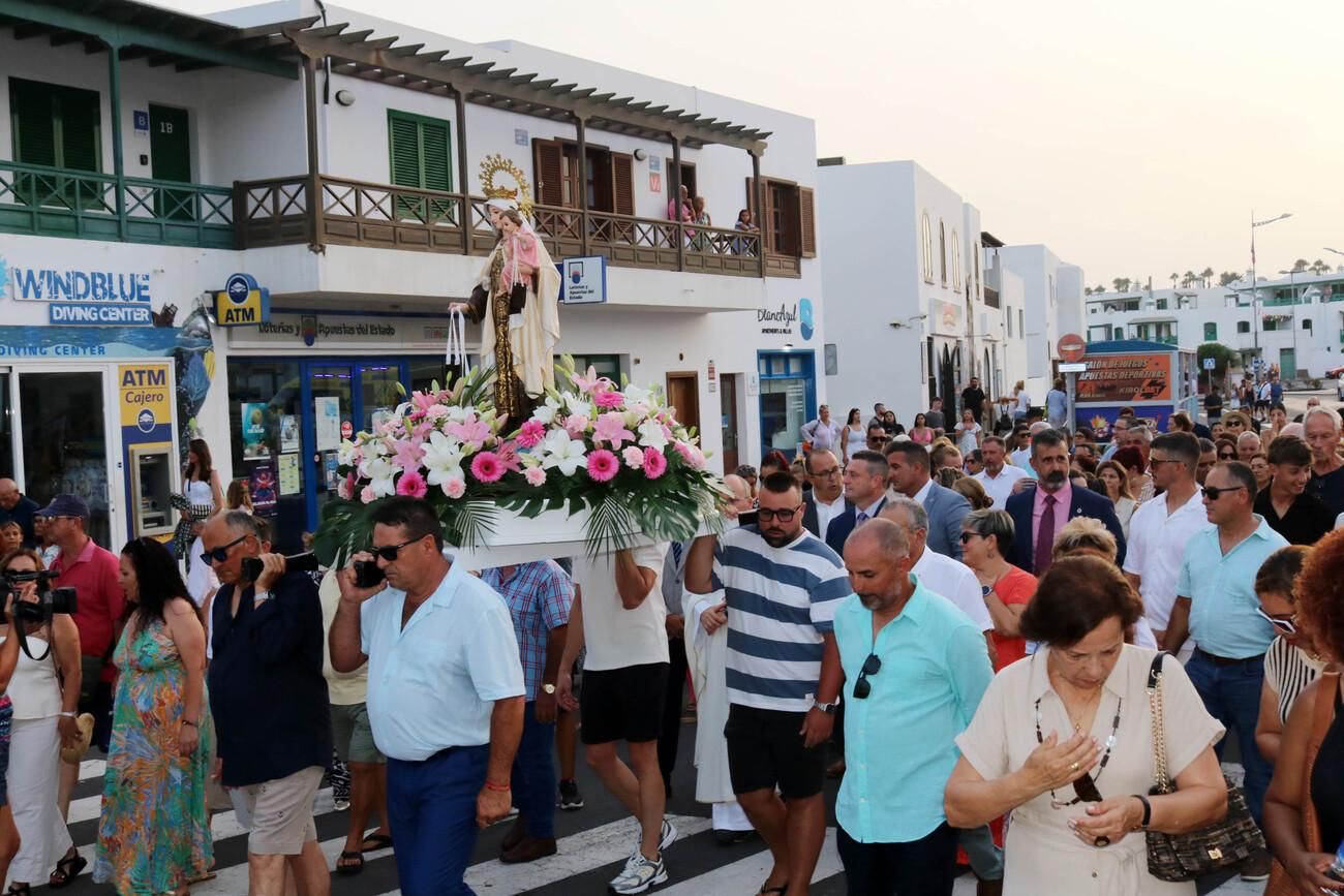 Día grande de las fiestas del Carmen en Playa Blanca (Yaiza)