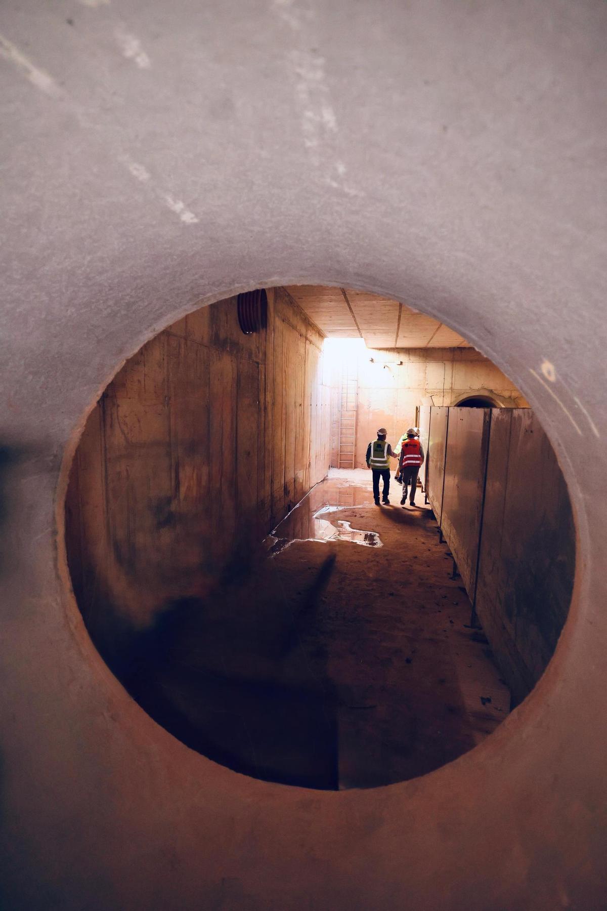 Foto de la visita a las obras.