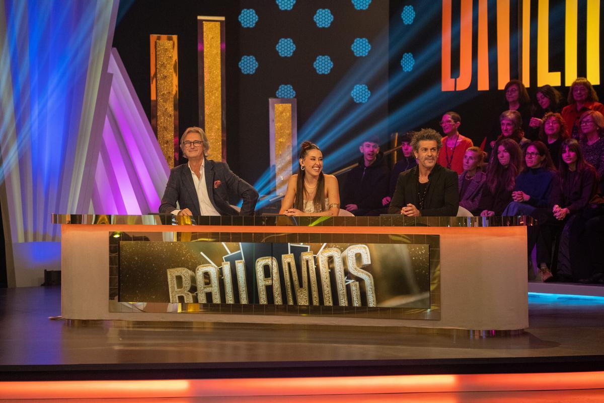 El jurado del programa de la TVG 'Bailamos', con Tania Zapata en el centro