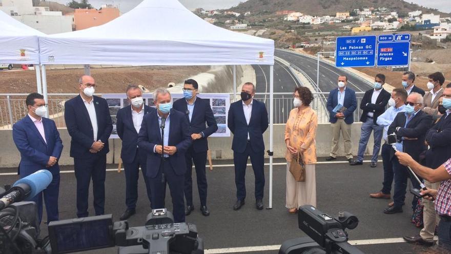 Apertura del tramo Arucas-Costa, obra de la cuarta fase de la circunvalación a Las Palmas de Gran Canaria