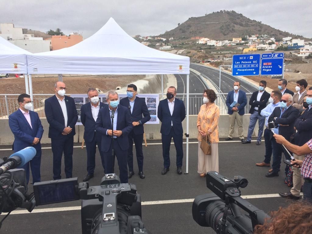 Apertura del tramo Arucas-Costa, obra de la cuarta fase de la circunvalación a Las Palmas de Gran Canaria