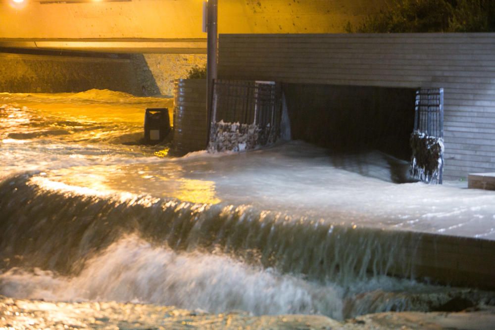 El temporal inunda Alicante
