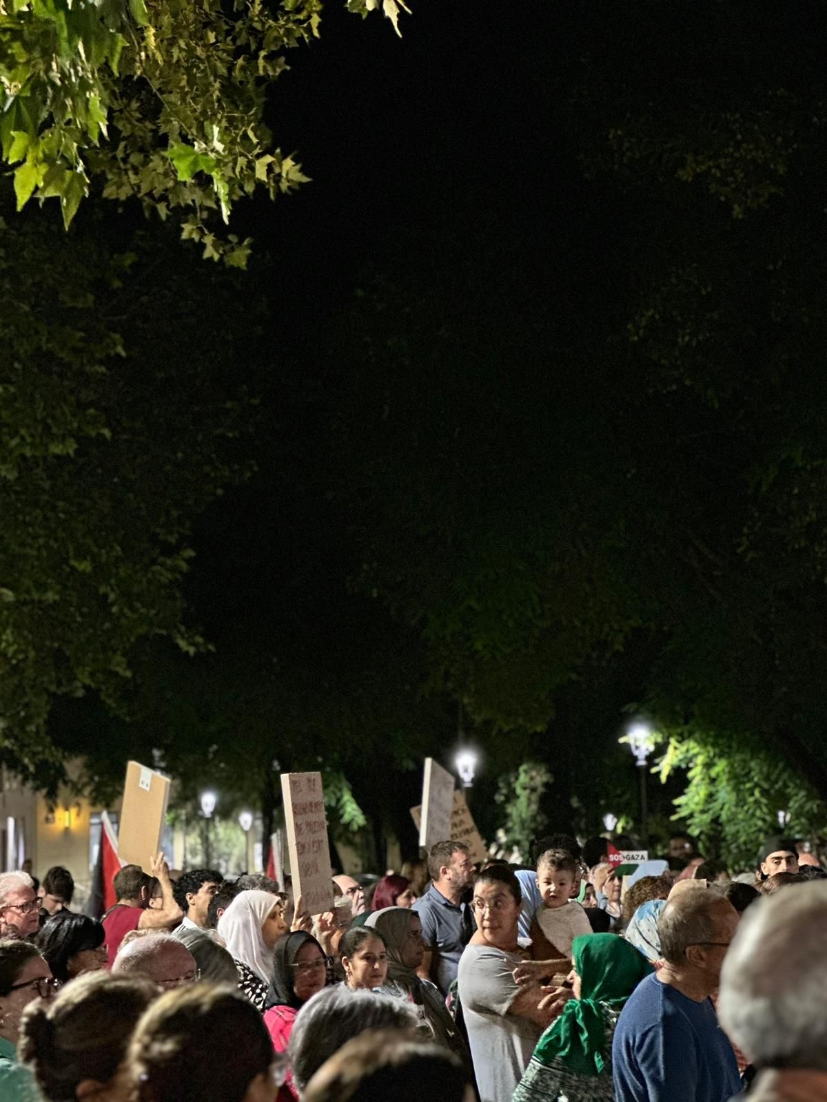 Xàtiva acoge una concentración de apoyo al pueblo palestino