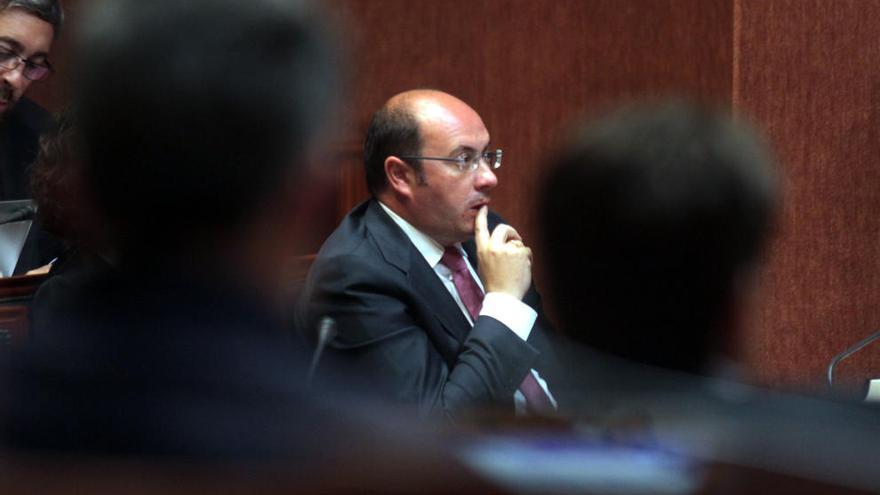 Pedro Antonio Sánchez, en la Asamblea Regional en una imagen de archivo.