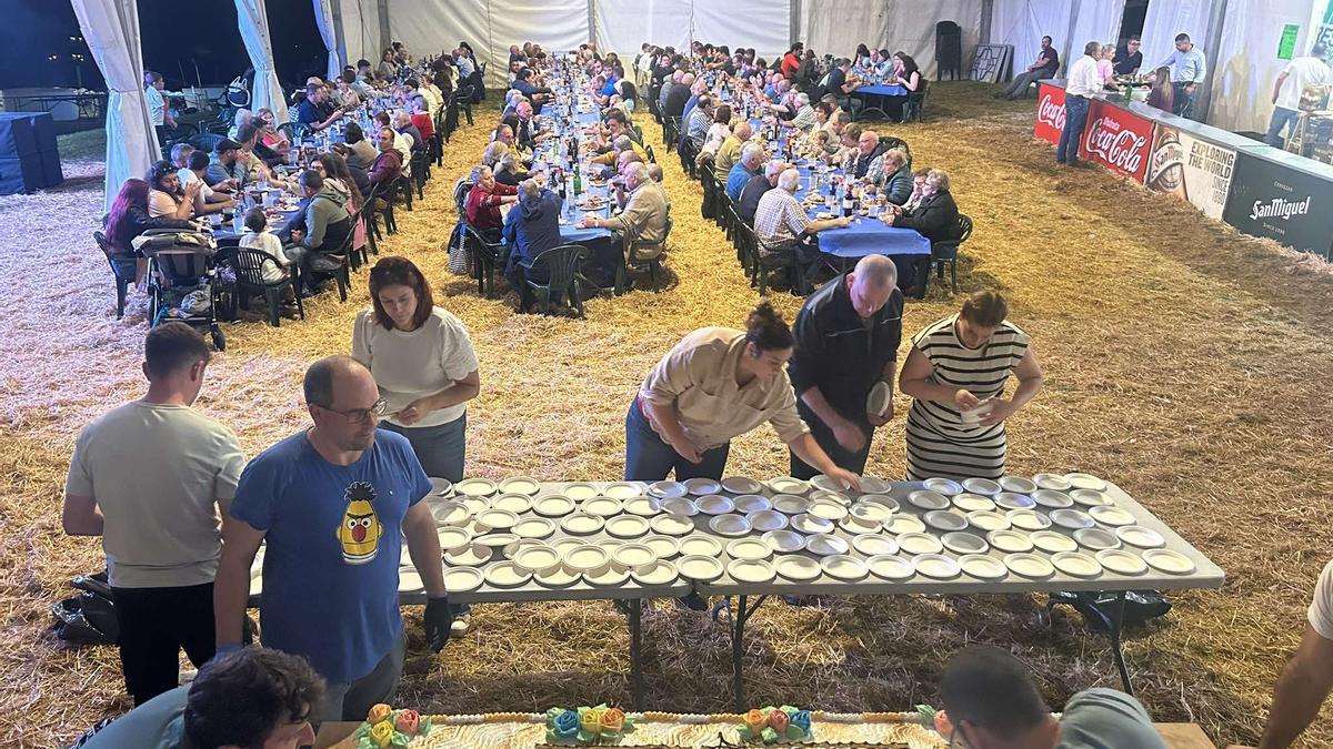 Rotundo éxito en las fiestas de San Cosme, en Nieda, Narciandi y