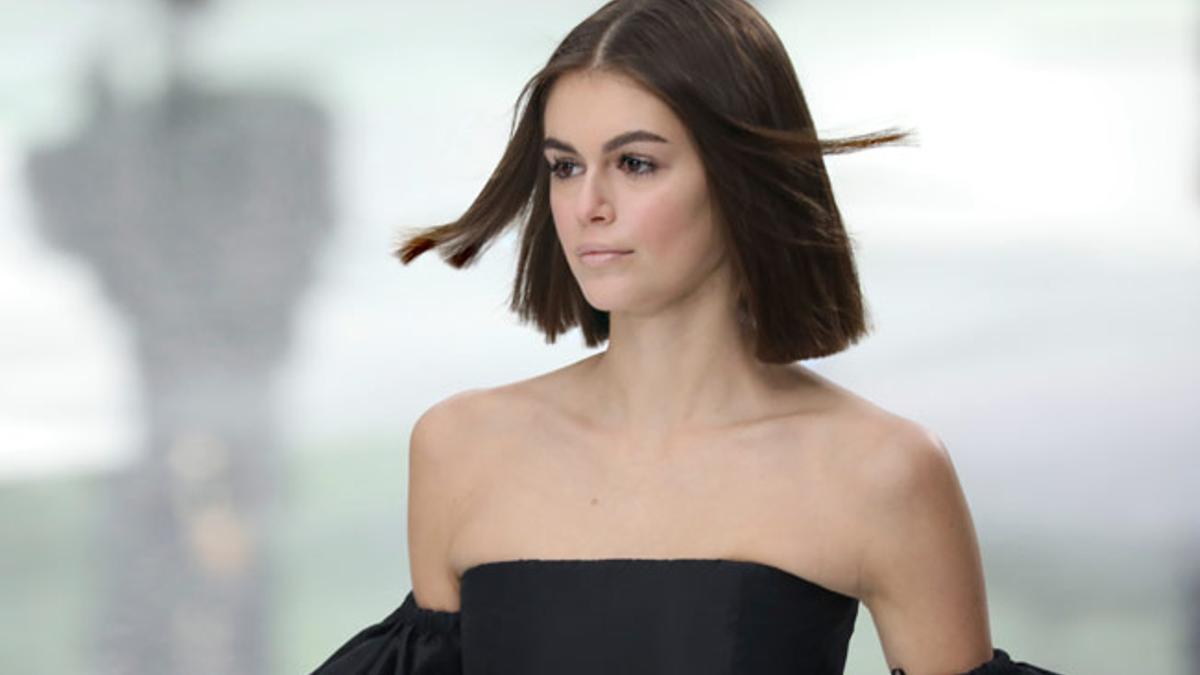 Kaia Gerber en la Semana de la Moda de París