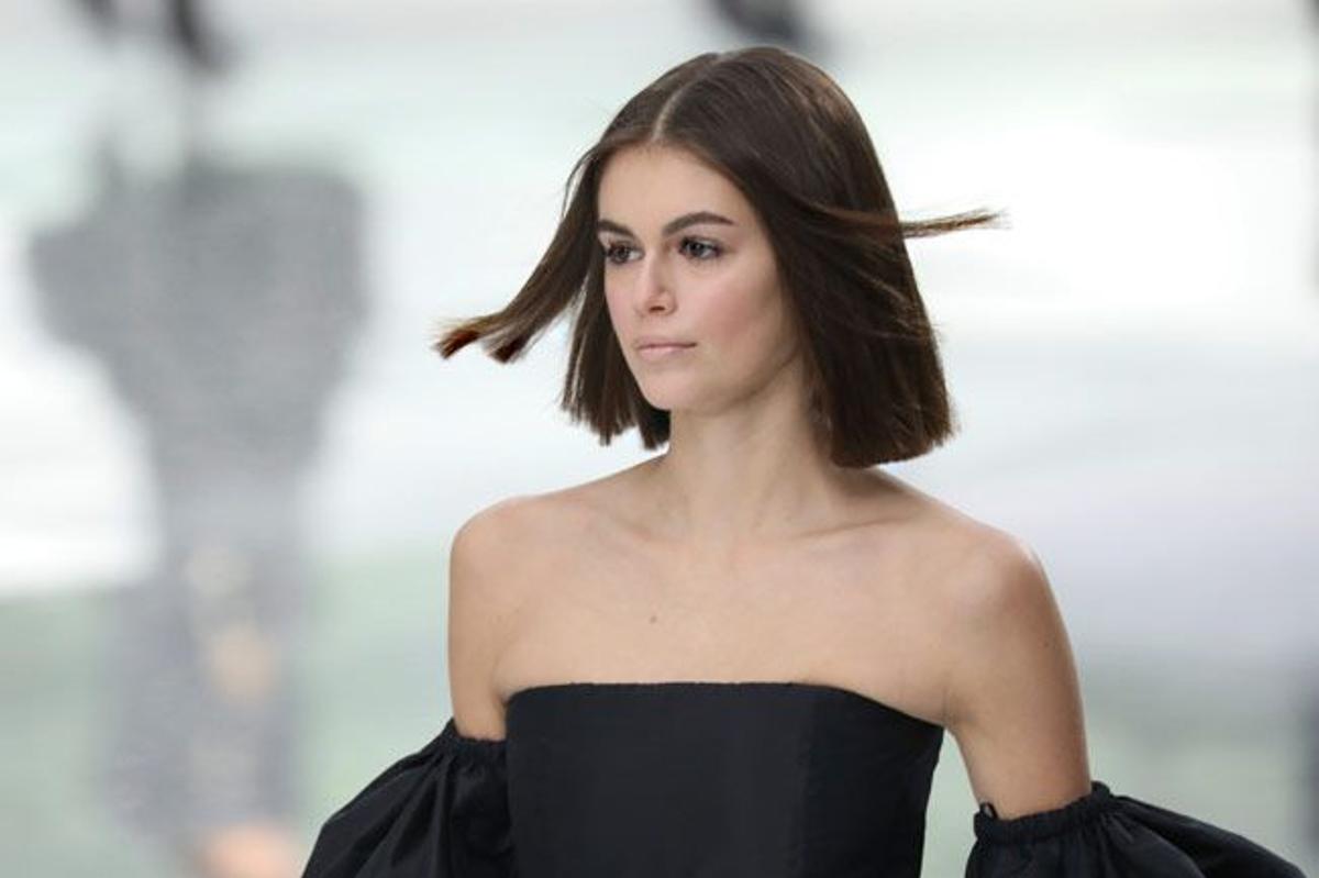 Kaia Gerber en la Semana de la Moda de París