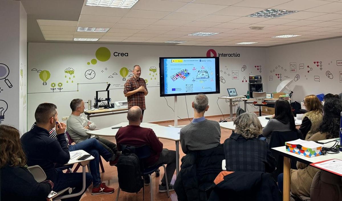 Una de las jornadas de formación celebradas en el CPR de Oviedo.