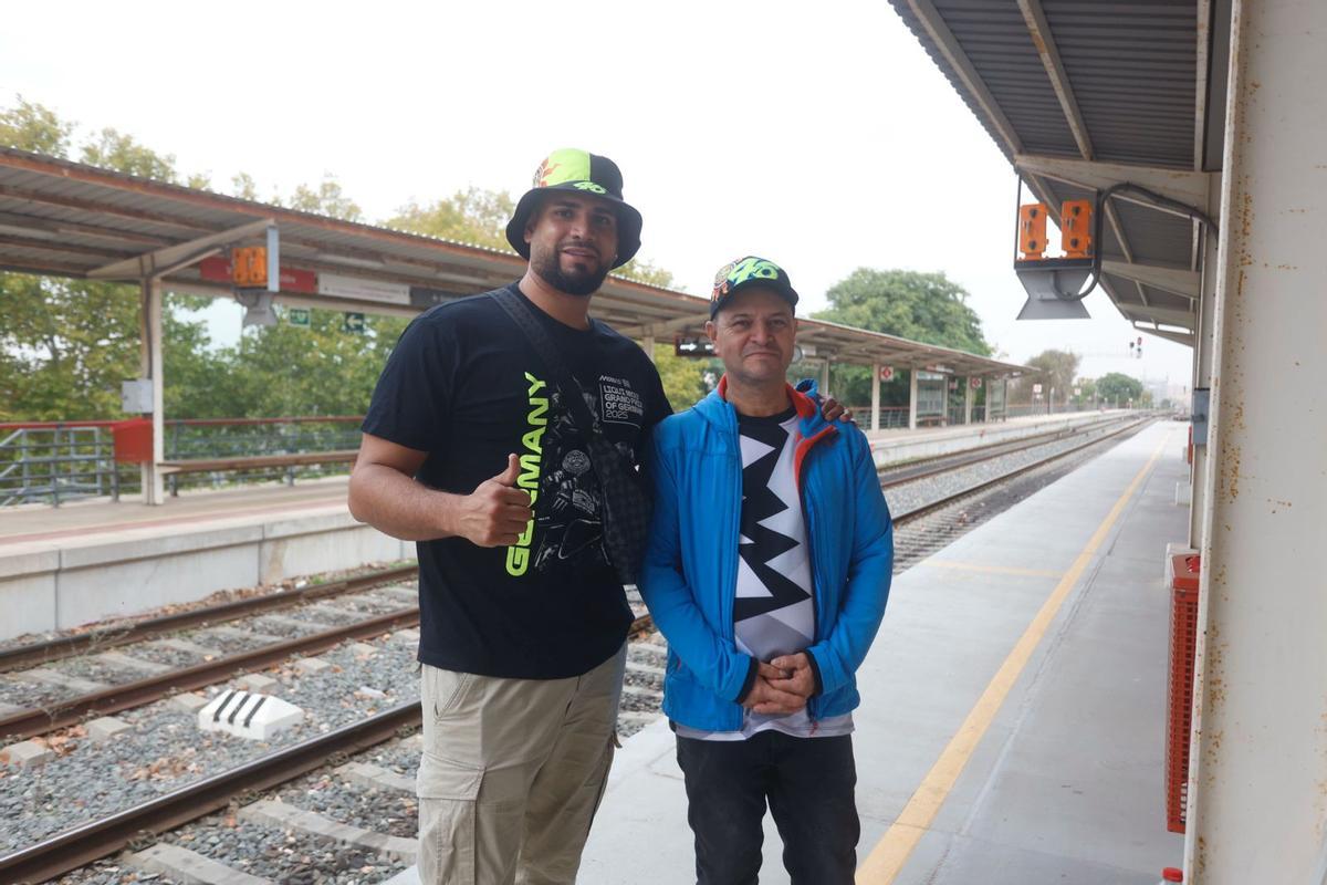 Christian y Wilson vienen desde Frankfurt para disfrutar de la MotoGP.