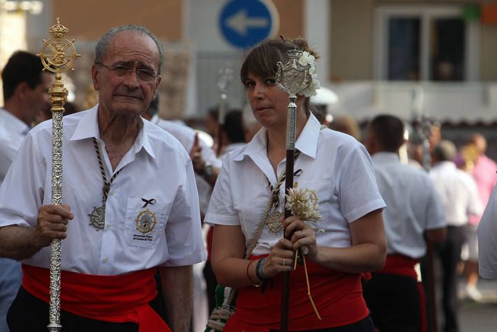 Procesión de la Virgen del Carmen en el Palo.