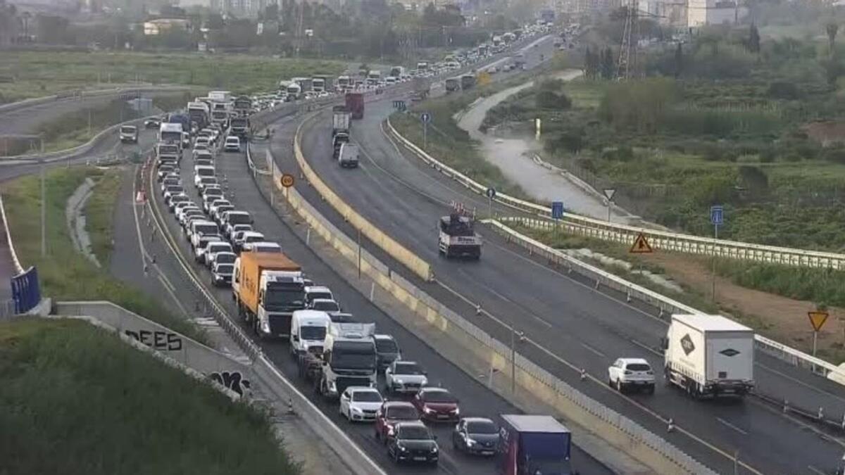 La V-30 a la altura de Paterna.