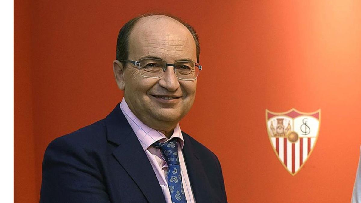 El presidente confía en la clasificación de su Sevilla