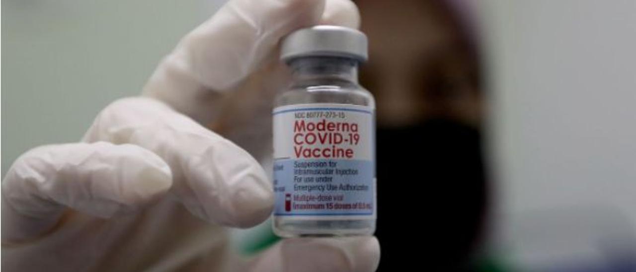 Dosis de la vacuna de Moderna