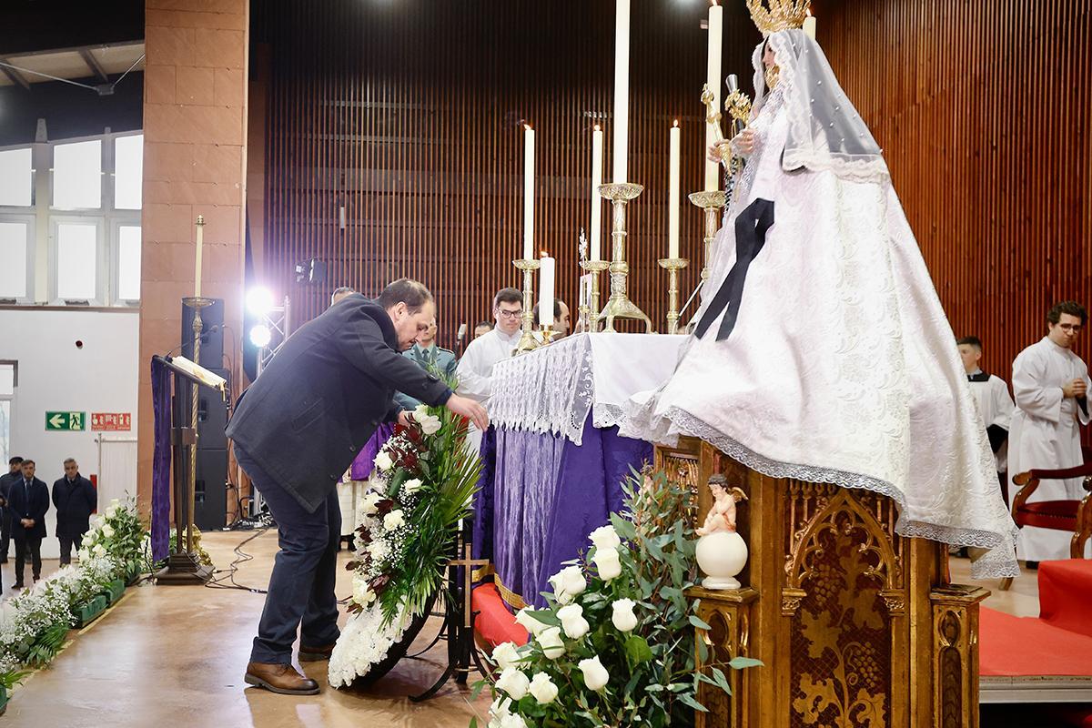 Adamuz acoge una misa funeral por las víctimas del accidente