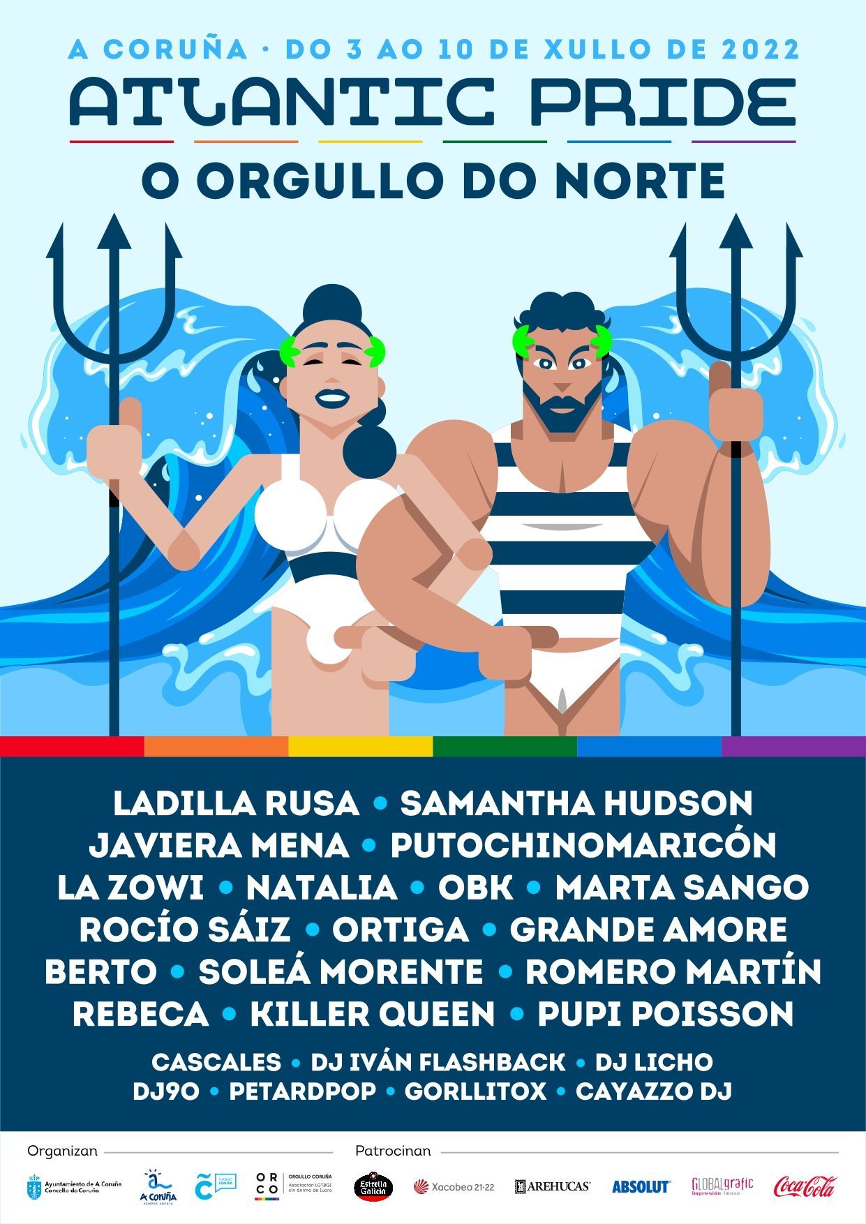 Cartel del Atlantic Pride.