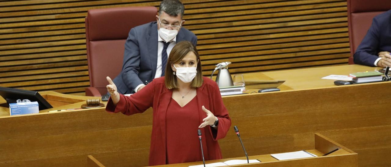 María José Catalá, durante su intervención