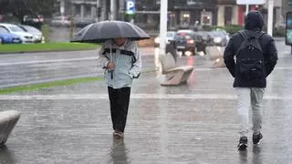 A Coruña tendrá una Nochebuena de lluvias persistentes que remitirán ligeramente en Navidad