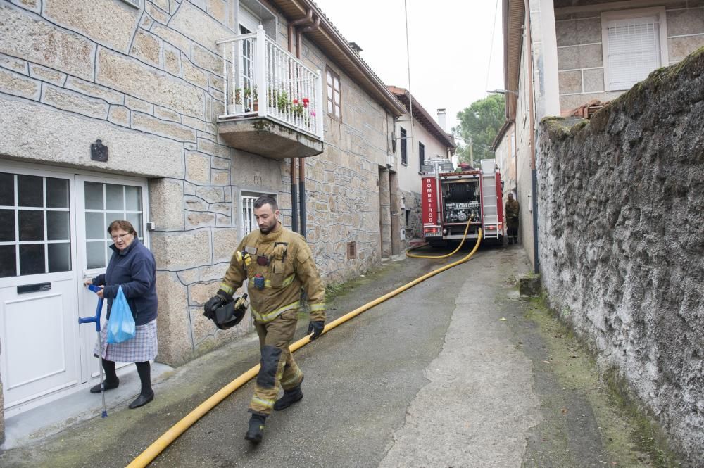 Muere un indigente en un incendio en Ourense