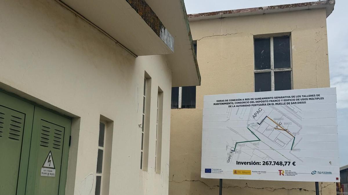 Obras de eficiencia energética en la Autoridad Portuaria de A Coruña
