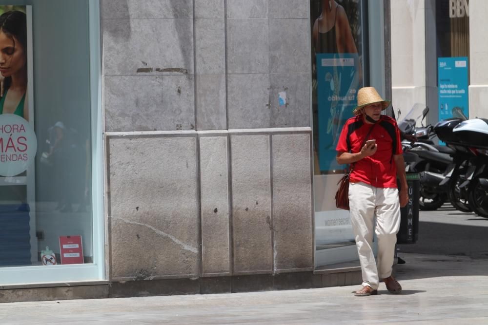 El terral acerca las máximas a los 40 grados en Málaga.