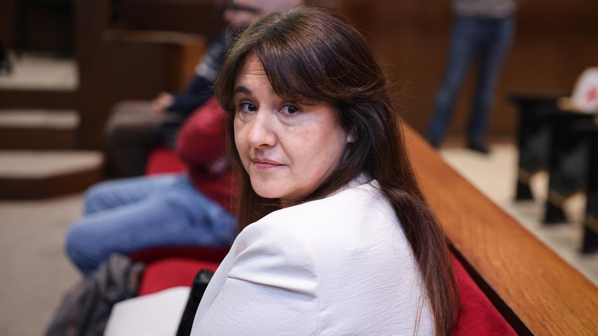 La presidenta de Junts per Catalunya, Laura Borràs, en su juicio ante el Tribunal Superior de Justícia de Catalunya