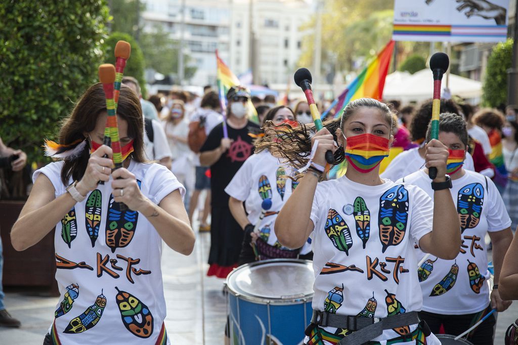 Marcha del colectivo LGTBI+ en Cartagena.