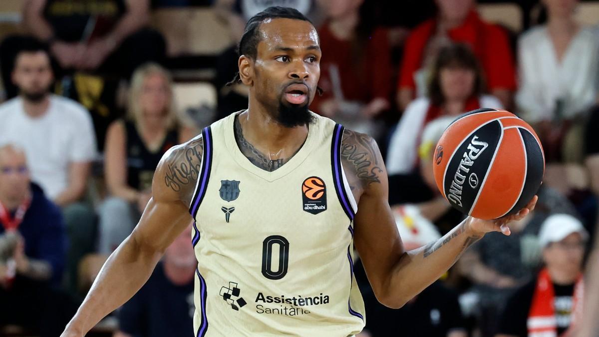 Kevin Punter cuajó una gran actuación en Mónaco, pese a que el Barça no se pudo llevar la victoria