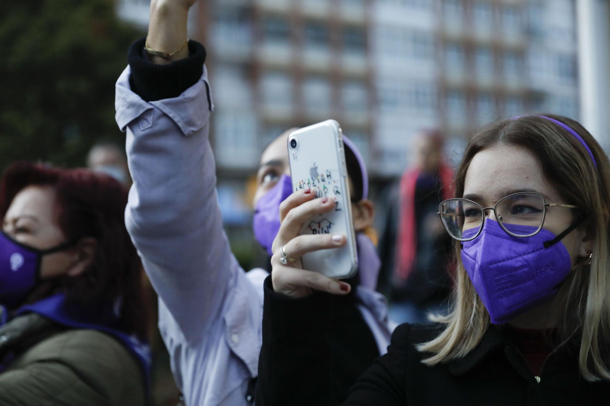 Gijón, teñido de morado por el 8-M