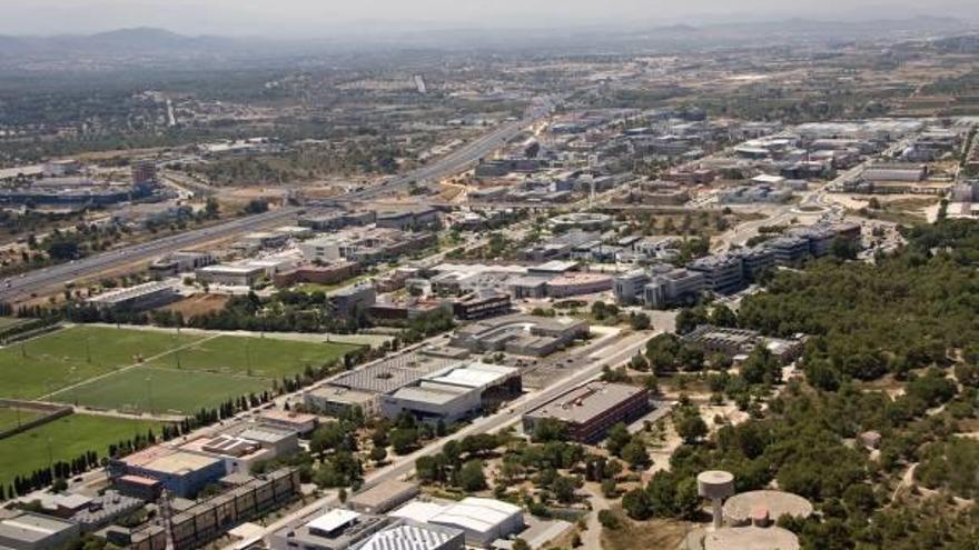 Imagen aérea del complejo industrial de Paterna.