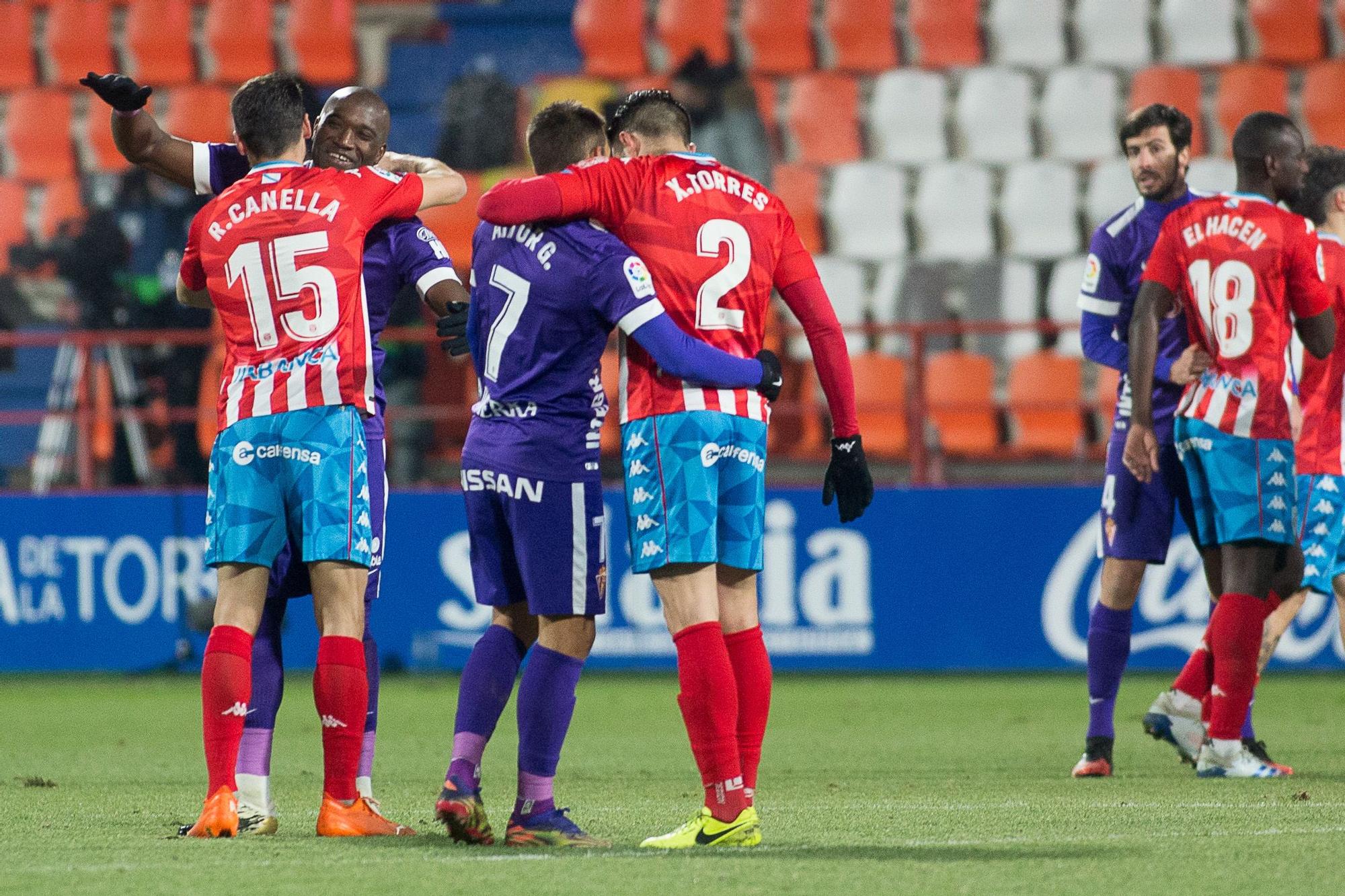 Partido del Sporting contra el Amorebieta