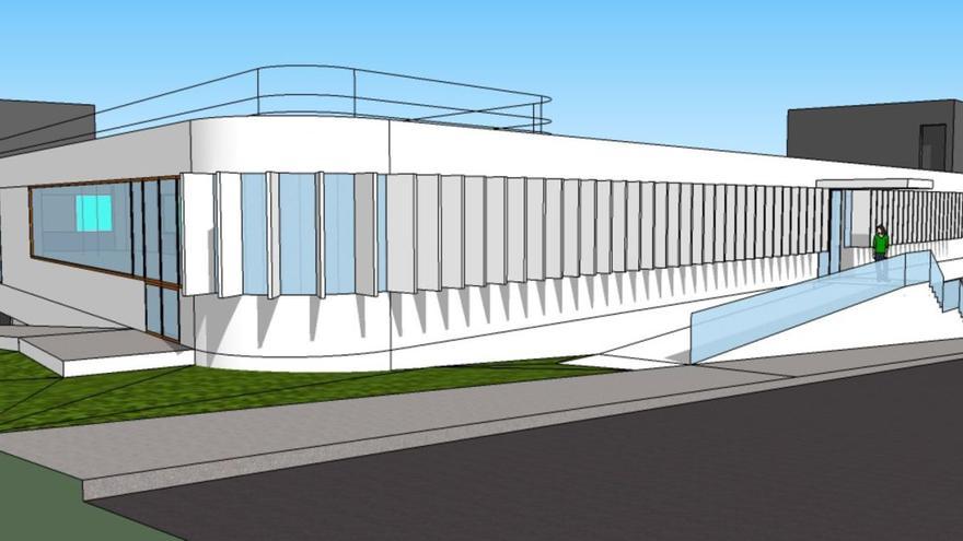 Imagen virtual del nuevo centro de día proyectado por Adaceco, tras la reducción de una altura en el diseño original.   | // LA OPINIÓN