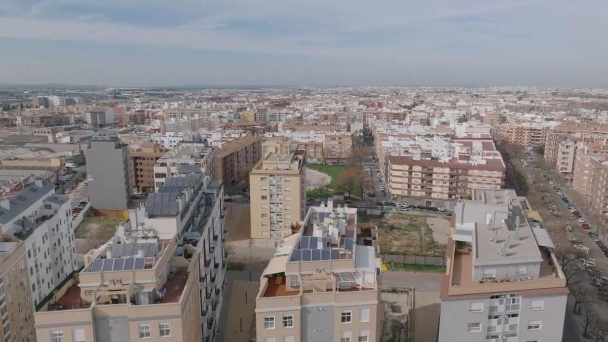 Una vista aérea de Alaquàs.