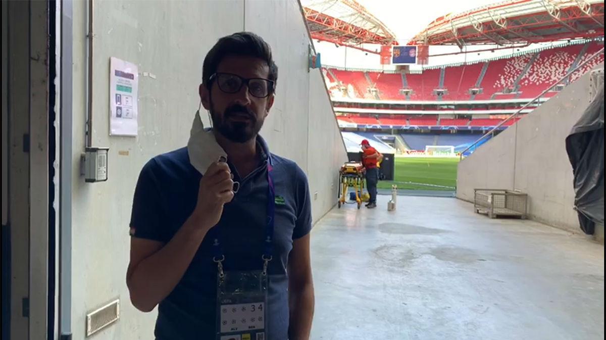 Así luce Da Luz, el estadio que acoge el Barça-Bayern de cuartos de la Champions