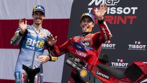 Àlex y Marc Márquez, ambos con Ducati, volvieron a dominar la carrera al sprint de ayer en Austin (EEUU).