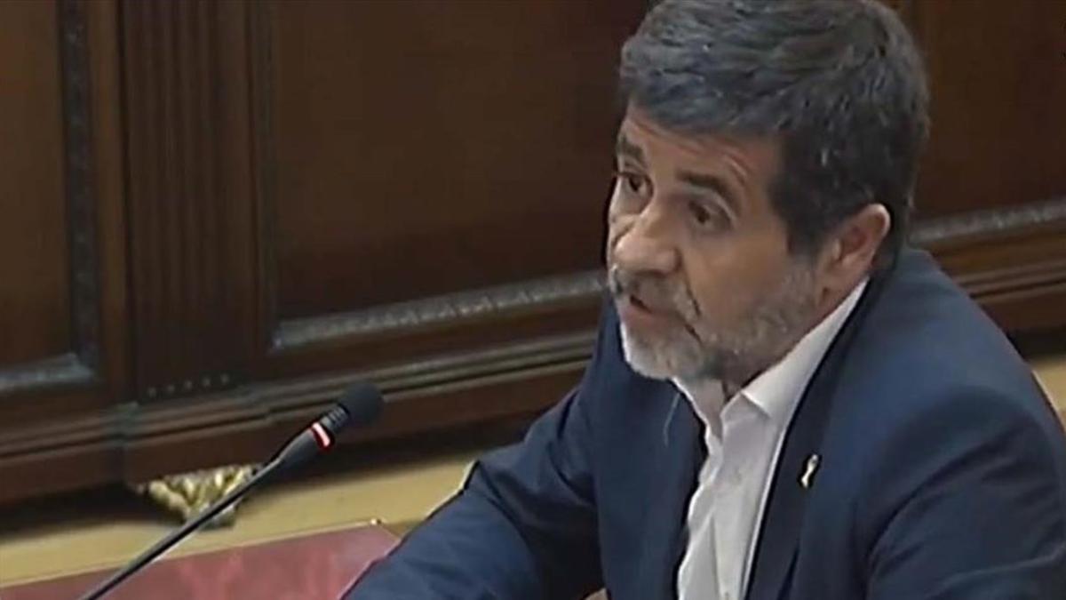 Jordi Sànchez en el juicio del Supremo.