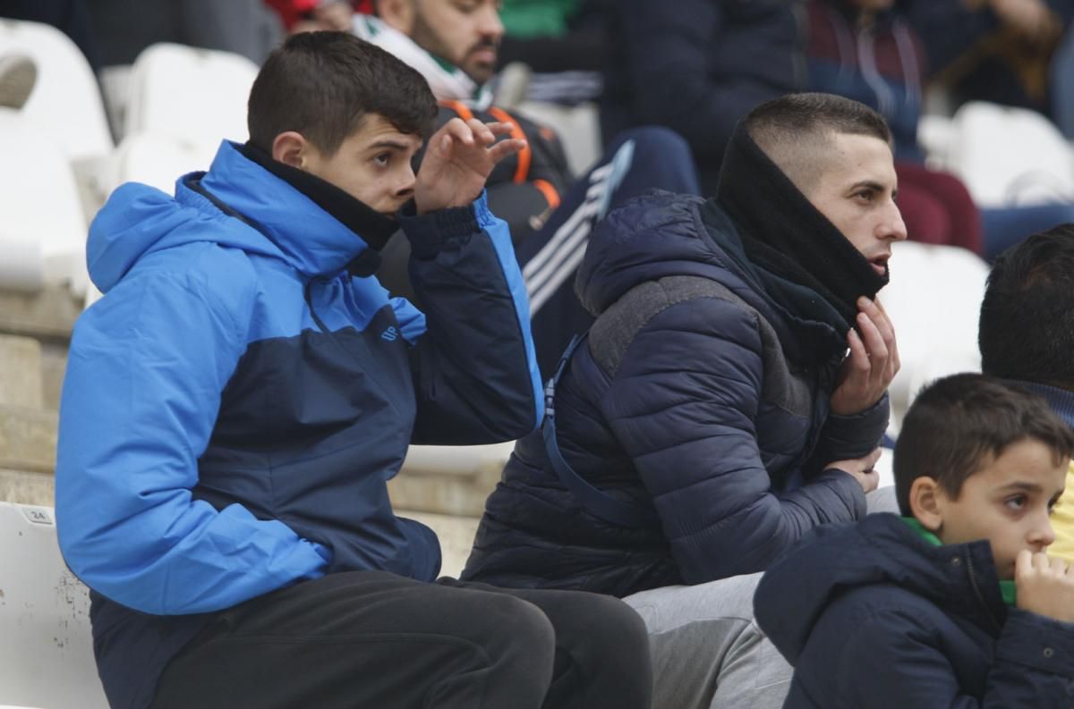 La afición cordobesista fuera y dentro del campo