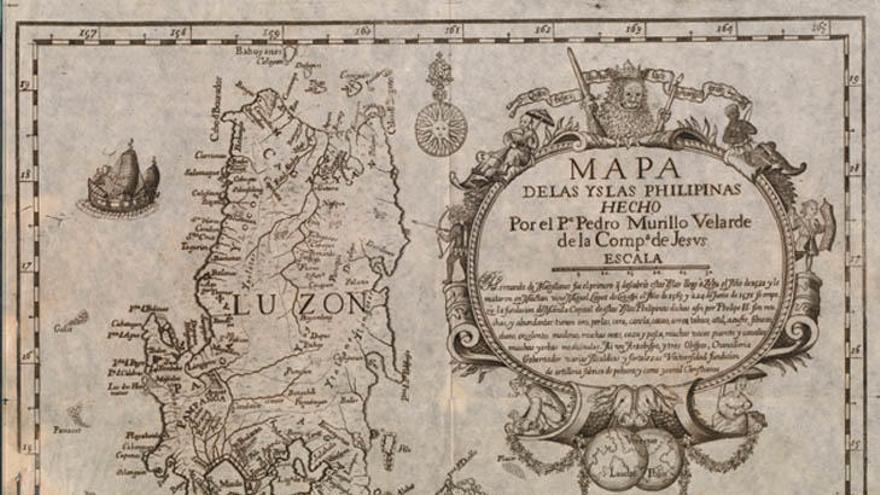 Mapa de Filipinas, por Murillo.