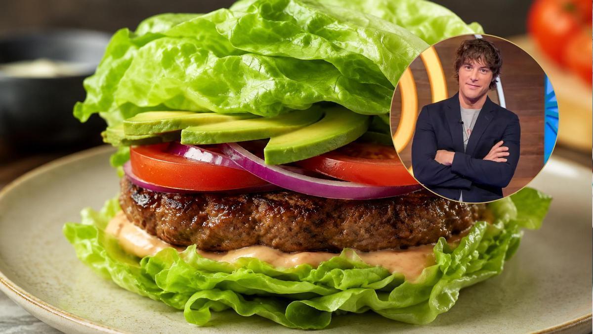 Sabrosa, rápida y ligera: el chef Jordi Cruz revoluciona las redes con su receta de hamburguesa saludable