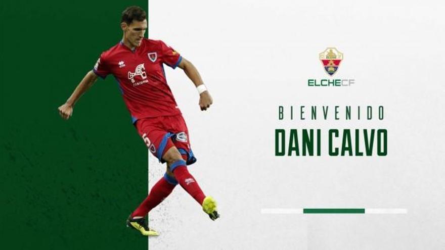 El Elche hace oficial el fichaje de Dani Calvo