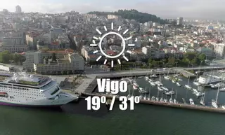 El tiempo en Vigo: previsión meteorológica para hoy, sábado 9 de agosto