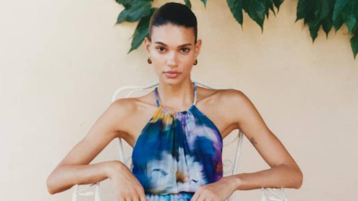 Vestidos de invitada rebajados en Mango